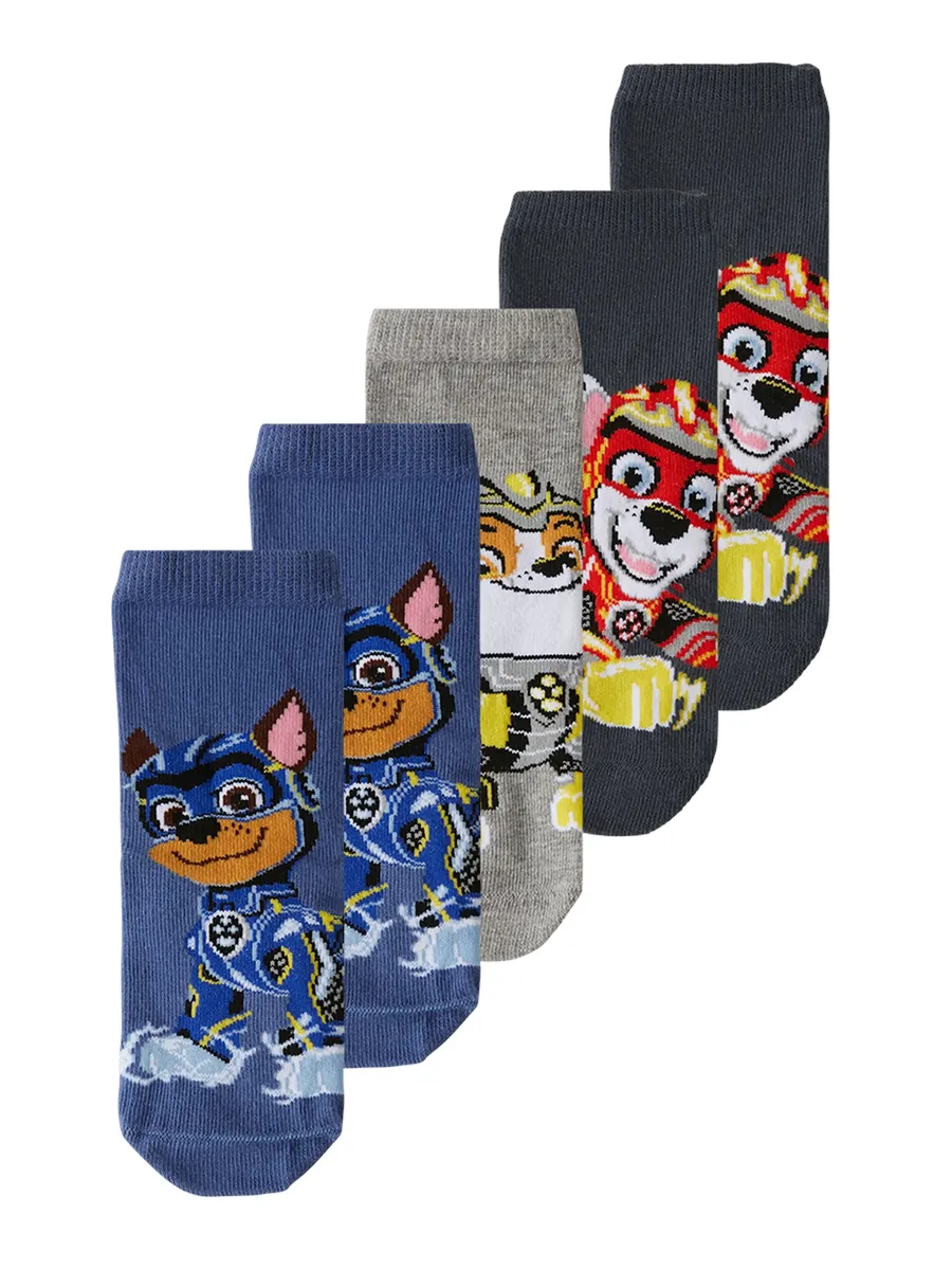 

Носки Name It "NMMONO PAWPATROL 5PK SOCK" (5 пар), серый