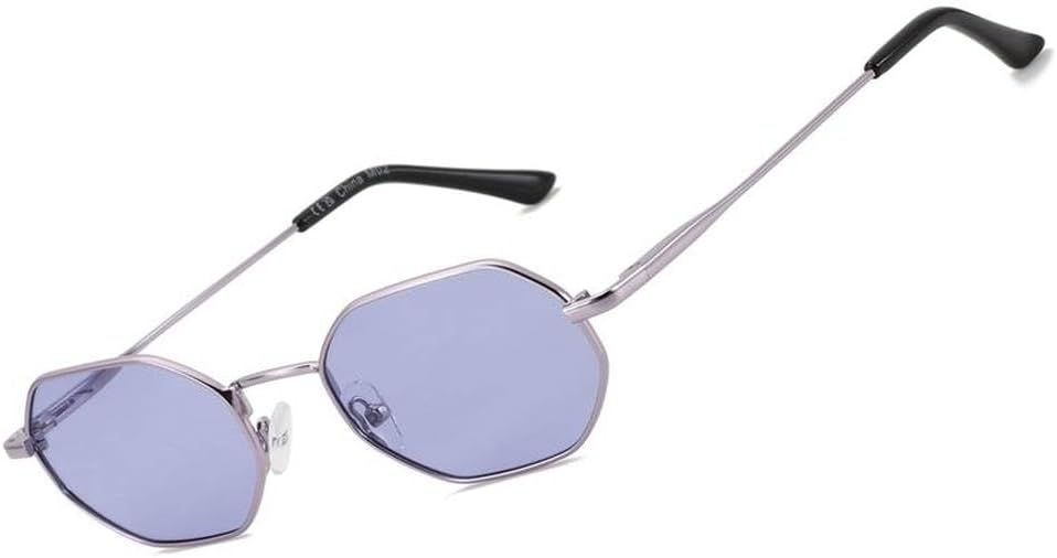 

Универсальные поляризованные солнцезащитные очки в стиле хиппи с металлической оправой, прямоугольной формы, с защитой от УФ-излучения UV400, для вождения JWMSXYQR, 007