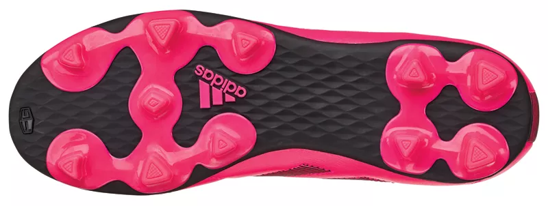 Детские футбольные бутсы Adidas Goletto VIII FG, розовый/черный — фото 2