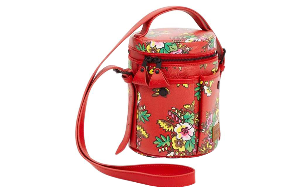 

Полиуретановая сумка-ведро, сумка через плечо, кроссбоди, женская сумка China Red KENZO