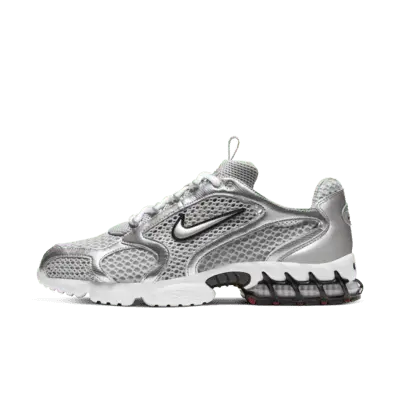 

Кроссовки Nike Air Zoom Spiridon Cage 2, цвет Light Sandstone/Cardinal Red/Black/Metallic Silver