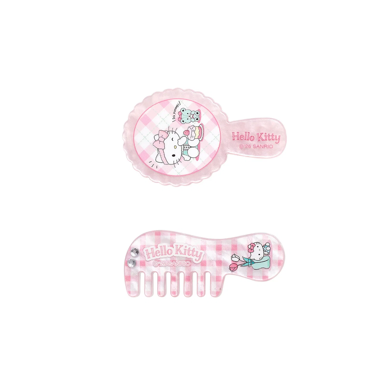 Заколки для волос Hello Kitty Sanrio акриловые