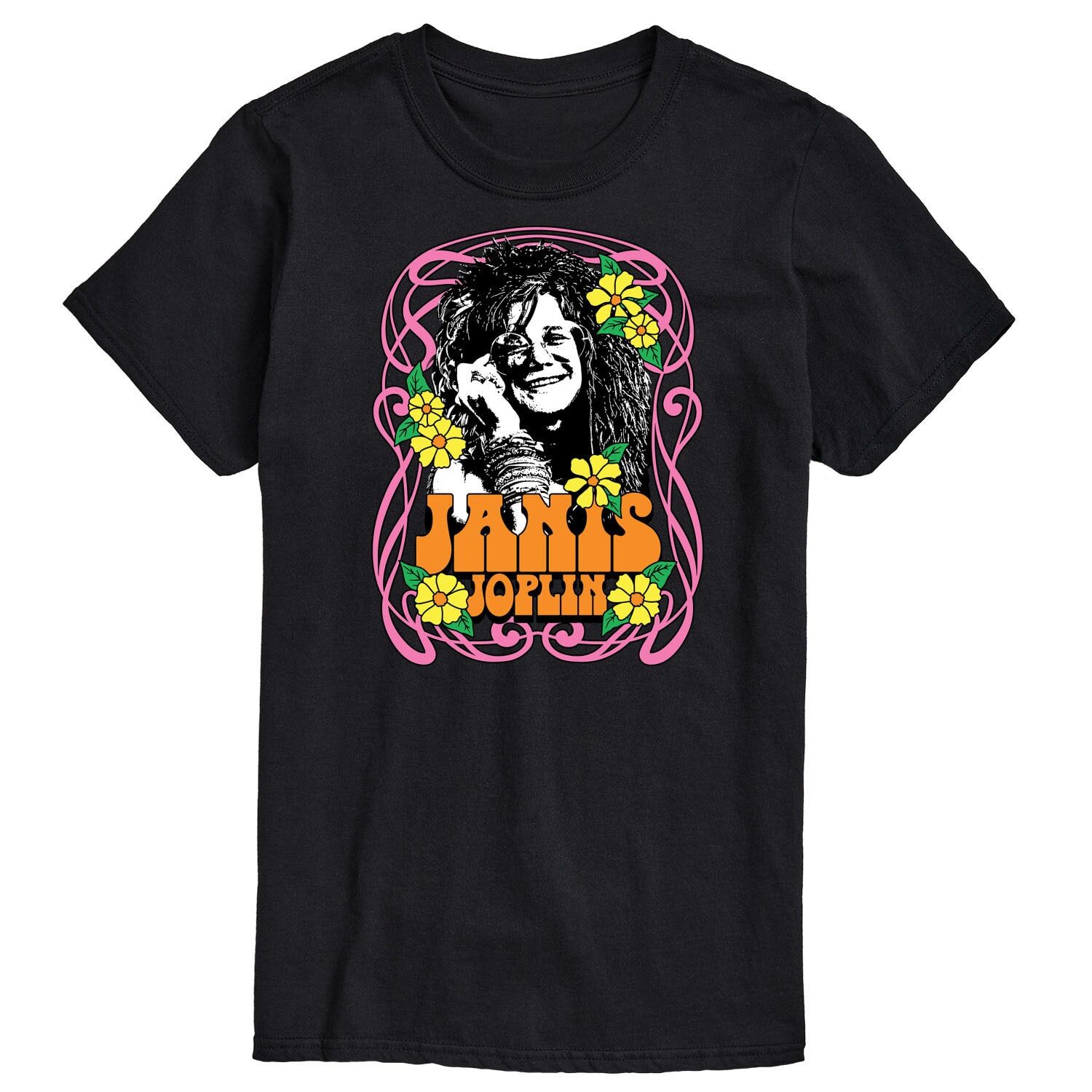 

Мужская футболка Janis Joplin Flowers Licensed Character