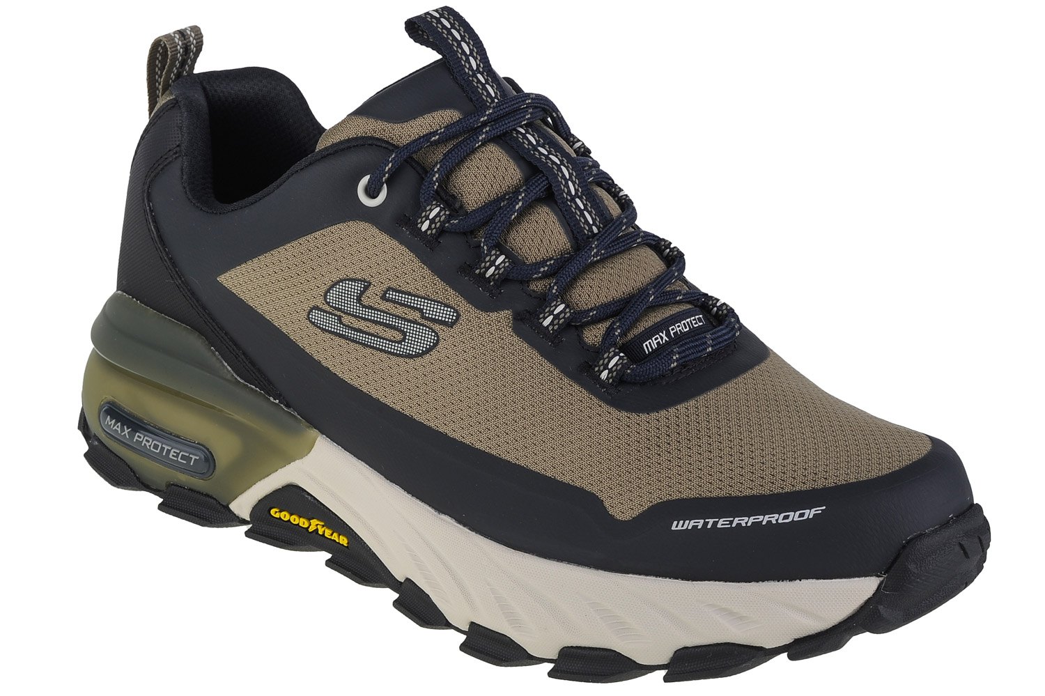 

Кроссовки Skechers Max Protect Fast Track hiking, зеленый, Серый, Кроссовки Skechers Max Protect Fast Track hiking, зеленый