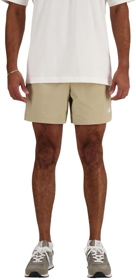 

Мужские спортивные шорты New Balance Stretch Woven, 5 дюймов, Stoneware