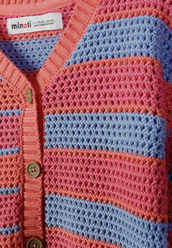 

Стильный кардиган-свитер на пуговицах спереди Minoti, Coral Pink