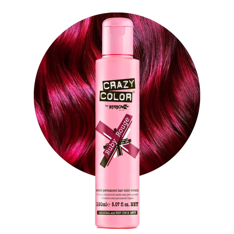 

Полуперманентная краска для волос Crazy Color Ruby Rouge 66 100 мл