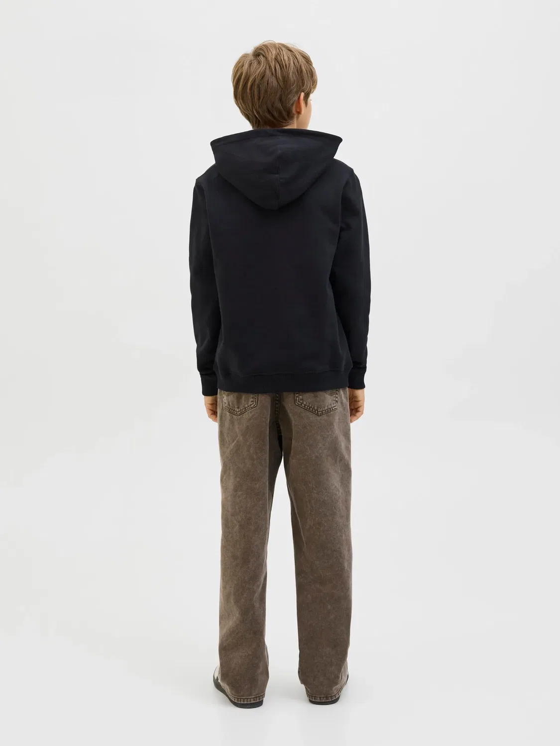 Хлопковые брюки джоггеры JACK & JONES Junior, крокодил — фото 4
