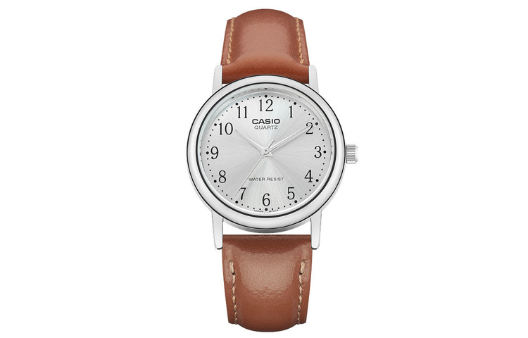 

Мужские классические серебряные часы MTP-1095E-7B CASIO