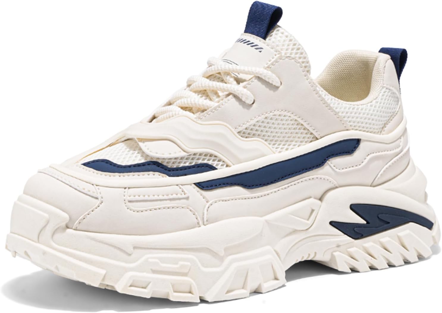 

Мужские повседневные спортивные кроссовки SPWAGYM для тенниса и ходьбы, массивные модные кроссовки для тренировок, бежевый