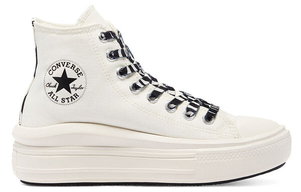 Кроссовки chuck taylor all star move high 'archive print egret' Converse, белый — фото 2