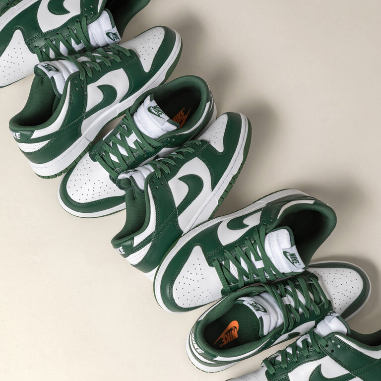 

Кроссовки Dunk Low Retro *Michigan State* Nike, белый