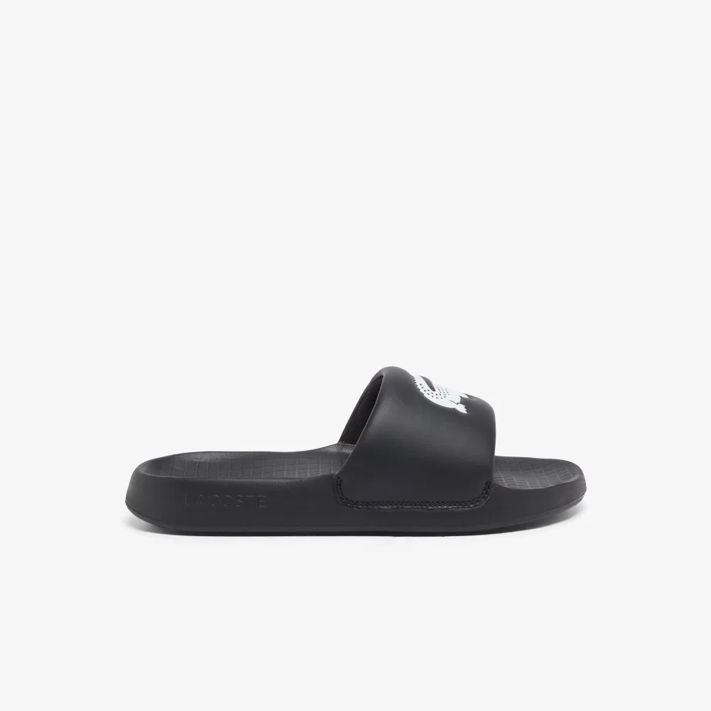 Мужские чёрные слайды Serve 1.0 от Lacoste