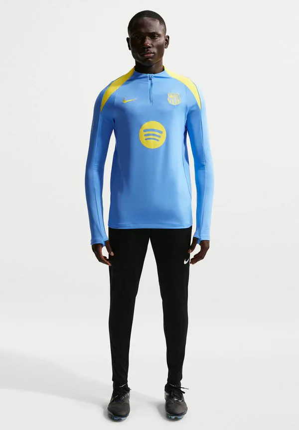 Футболка фк барселона, четвертый гол Nike Performance, University Blue/Opti Yellow Full Spon-Player