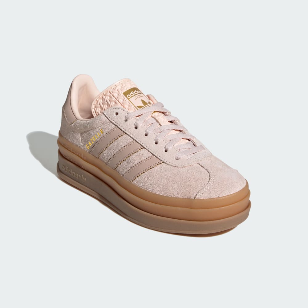 Кроссовки Adidas Gazelle Bold Shoes Kids, цвет Wonder Quartz/Wonder Taupe/Gum — фото 4