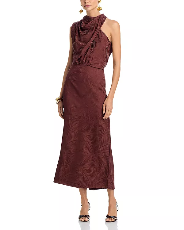 

Платье «В поисках баланса» до щиколотки Johanna Ortiz, коричневый