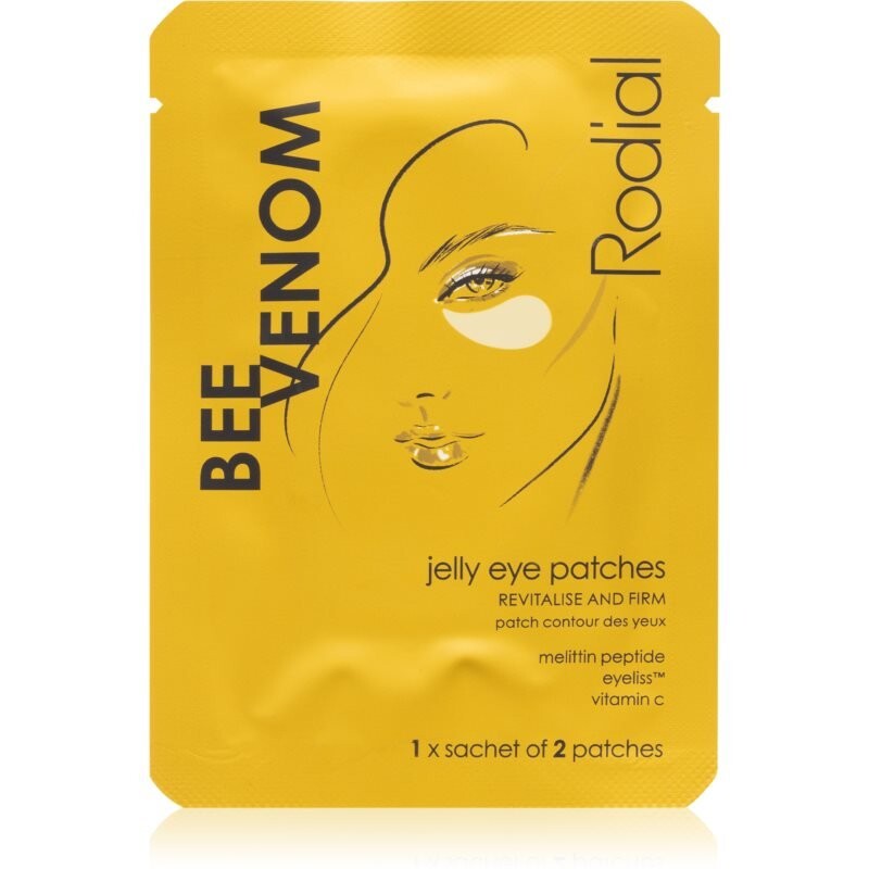 

Rodial Bee Venom Jelly Eye Patches укрепляющие гелевые патчи для глаз с успокаивающим эффектом 2 шт Inna Marka
