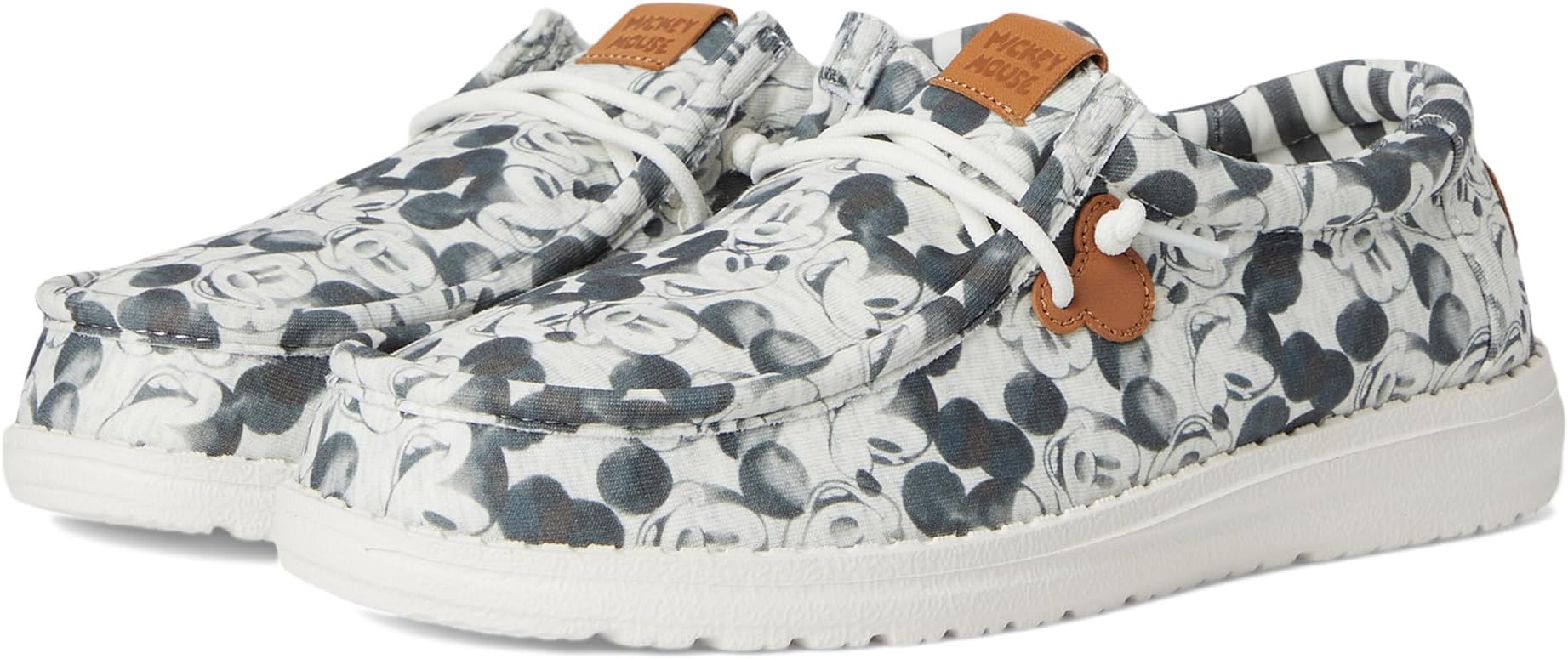 

Кроссовки Hey Dude Kids Wally Mickey Mouse Print, цвет Grey Multi