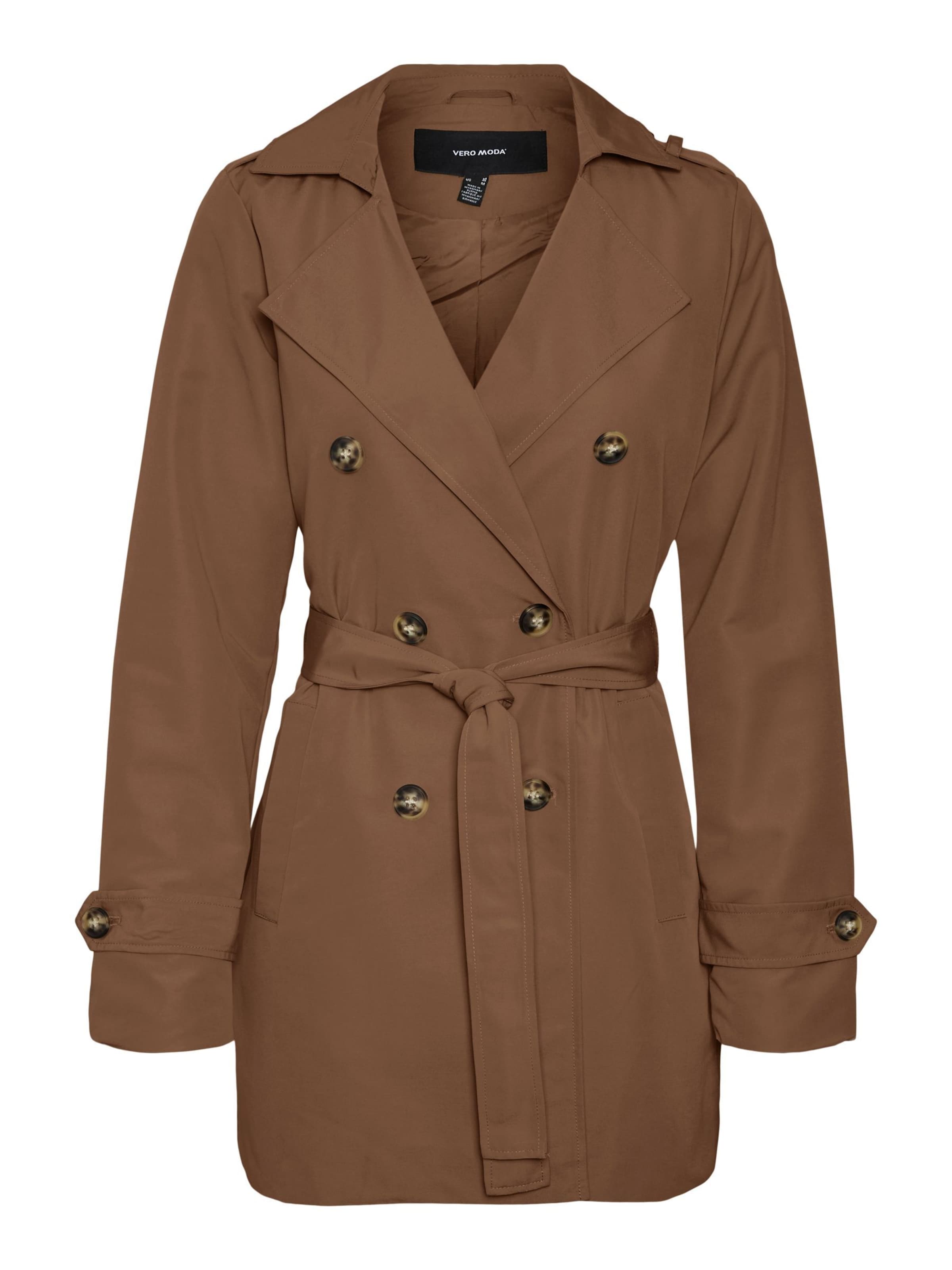 

Vero Moda Curve Межсезонное пальто 'VMChloe' в темно-коричневом цвете