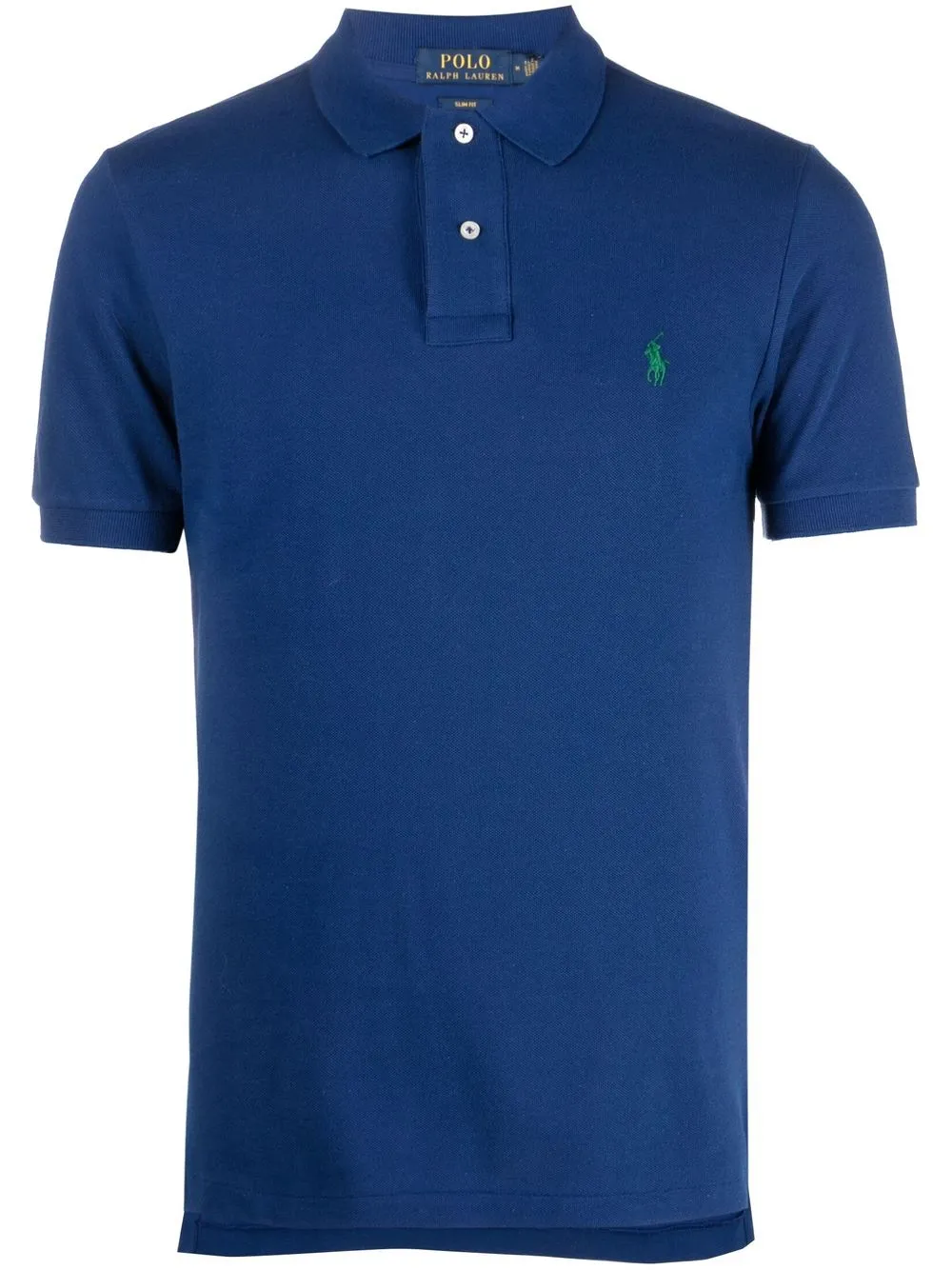 

Рубашка поло с вышитым логотипом POLO RALPH LAUREN, синий