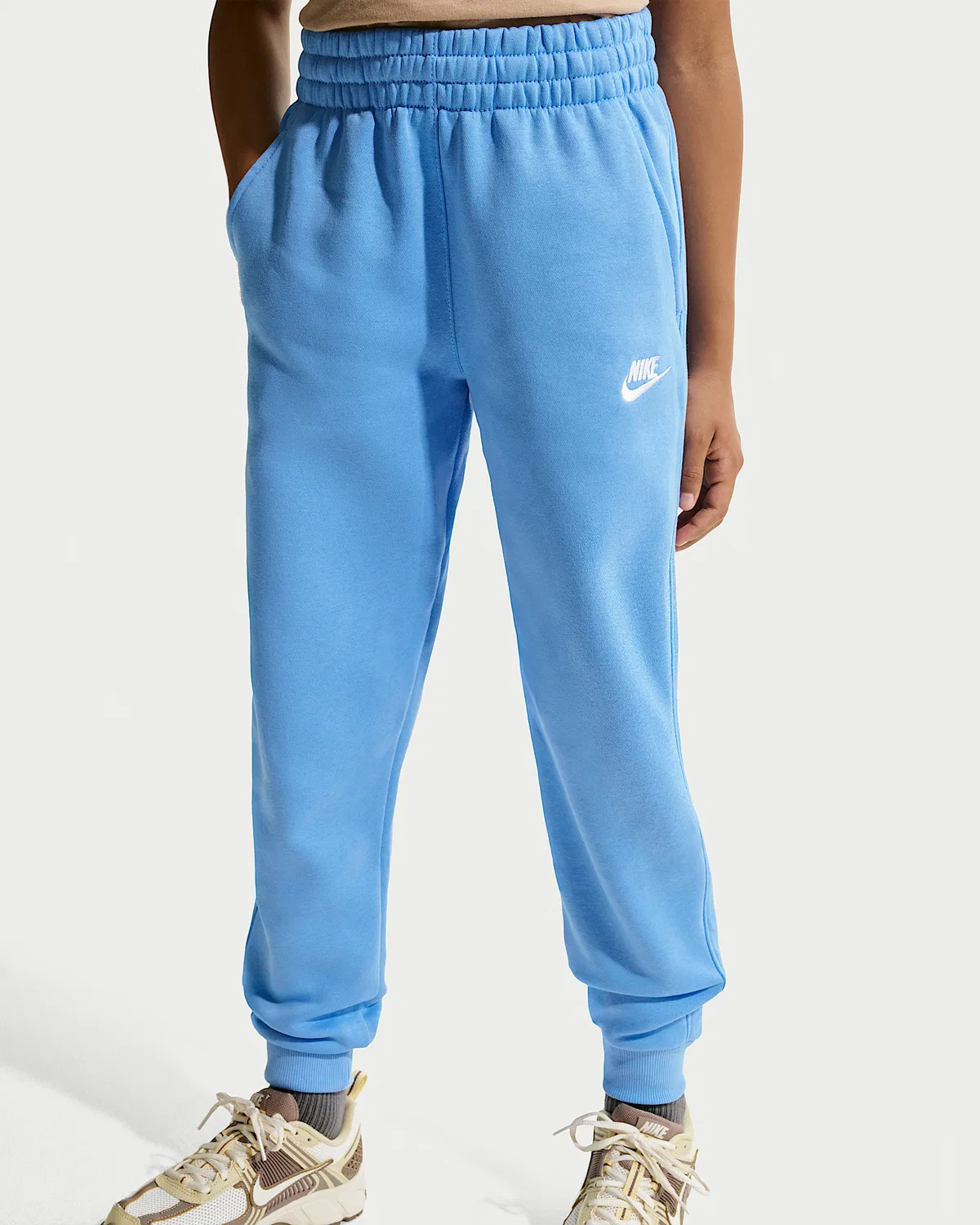 Джоггеры Nike Sportswear Club Fleece для старших детей, University Blue/White — фото 3