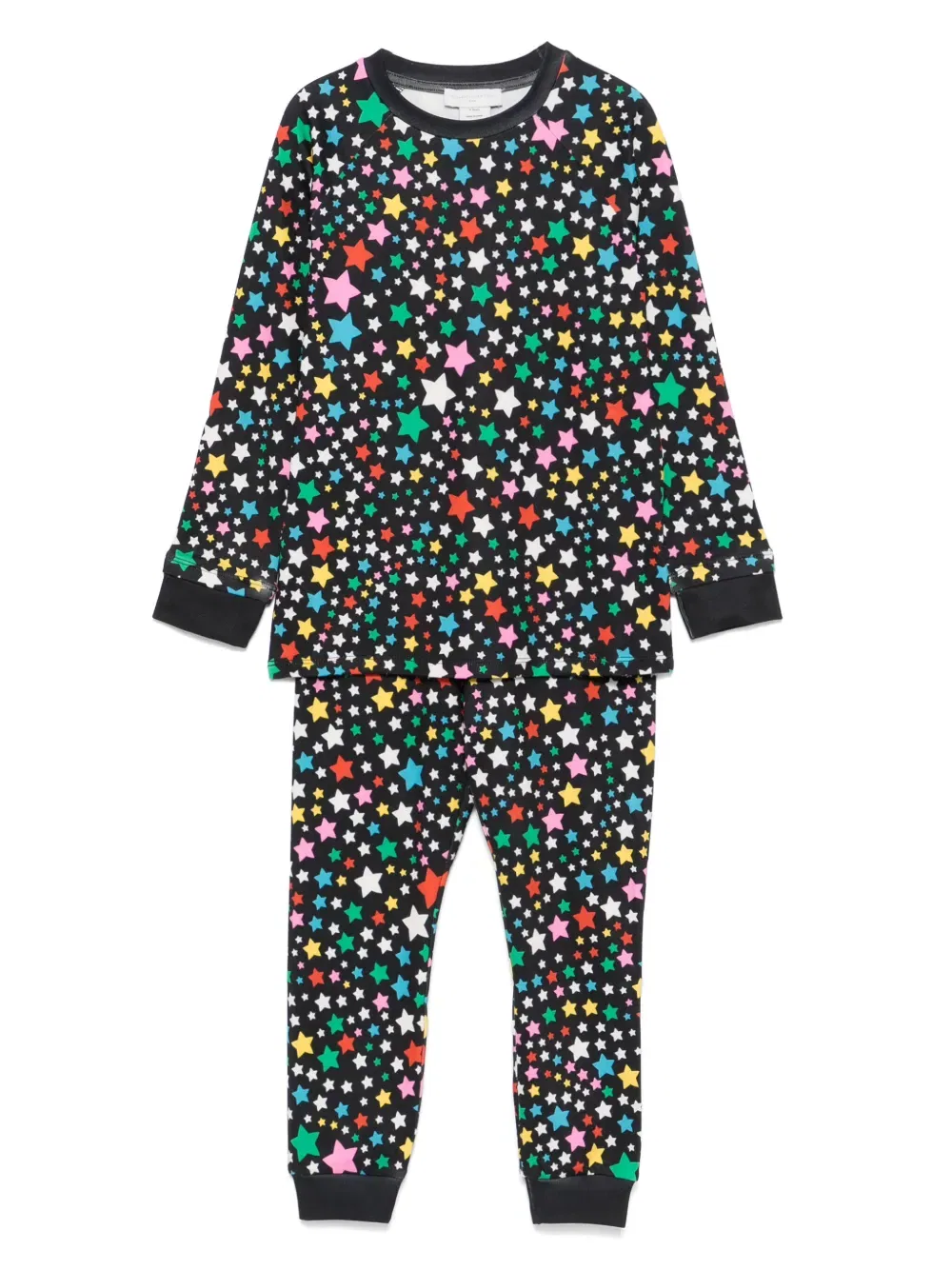 Комплект брюк с принтом в виде звезд Stella Mccartney Kids, черный