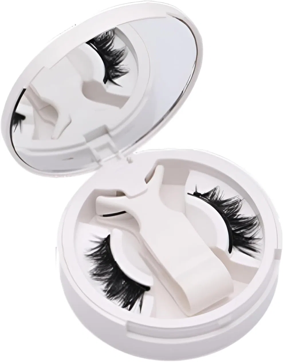 Магнитные ресницы Bebemax, URS10 Fox Slash, белый