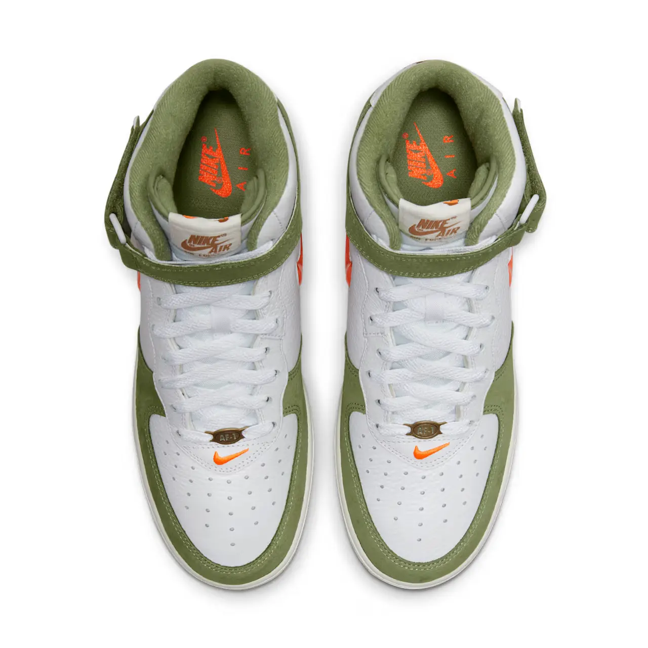 Nike Air Force 1 Mid '07 DQ3505-100 Кроссовки мужские белые кожаные — фото 4