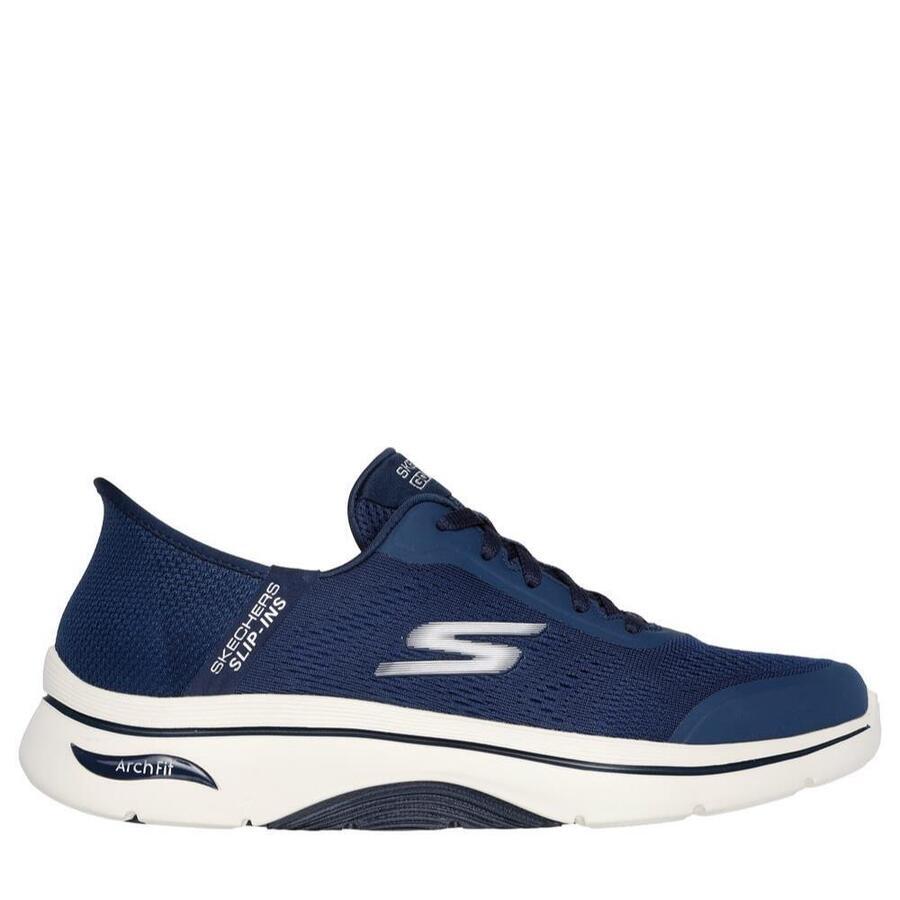 

Кроссовки MAN Skechers Slip-ins Go Walk Arch Fit Mesh СИНИЕ