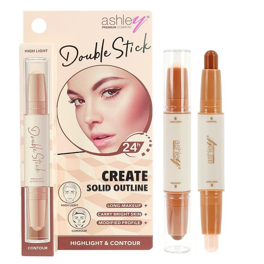 

Ashley Double Stick Contour Highlight 3,1г. 01 Мисти Роуз, Misty Rose