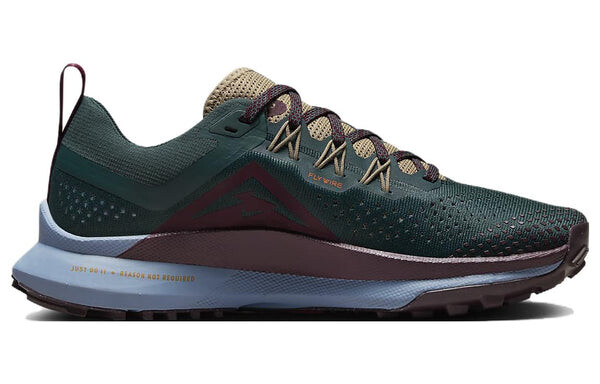 Кроссовки (WMNS) Nike Pegasus Trail 4 Trail-running Shoes 'Green Ashen Slate Night Maroon', цвет deep jungle/khaki/ashen slate/night maroon — фото 2