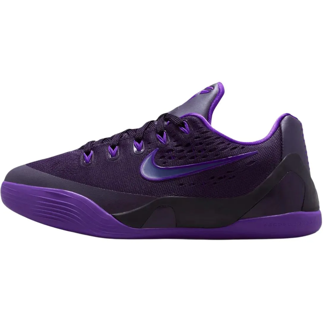 Nike Детские баскетбольные кроссовки Kobe 9 Comfortable Low top фиолетовые унисекс