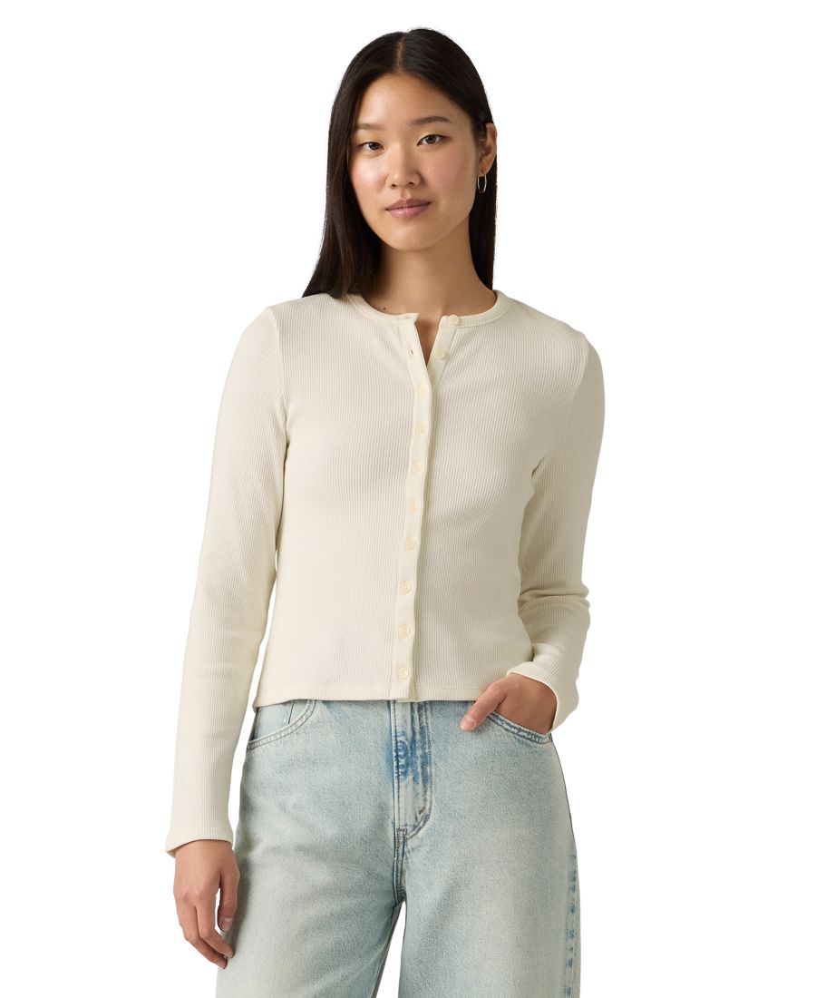 

Женская блузка Rory с длинными рукавами и пуговицами Levi's, Egret