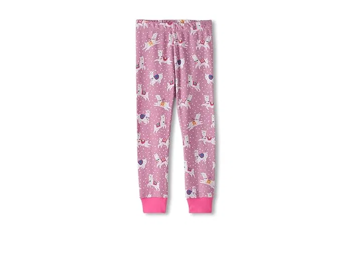 Пижама с принтом Cotton Pajamas Set Hatley Kids, Pink — фото 3