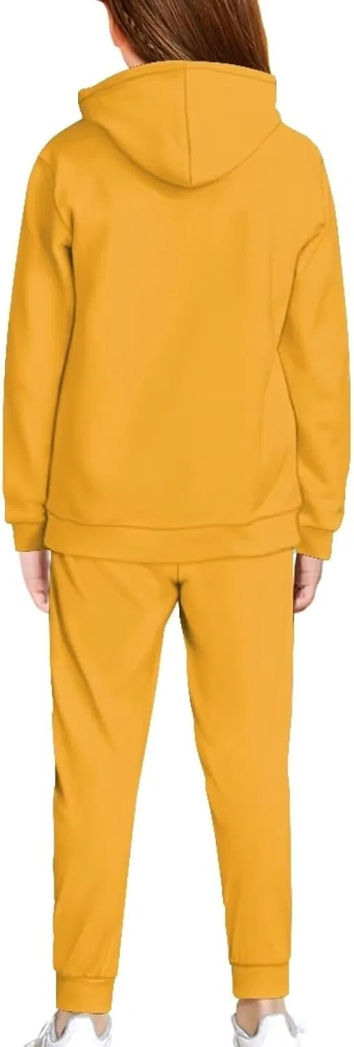 Детский спортивный костюм из худи и джоггеров Uppodwarkid, Orange Mermaid — фото 4