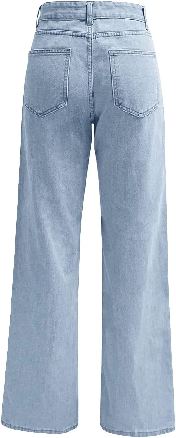 Джинсы свободные, Wide Leg, джинсы, X2-bu2 — фото 3