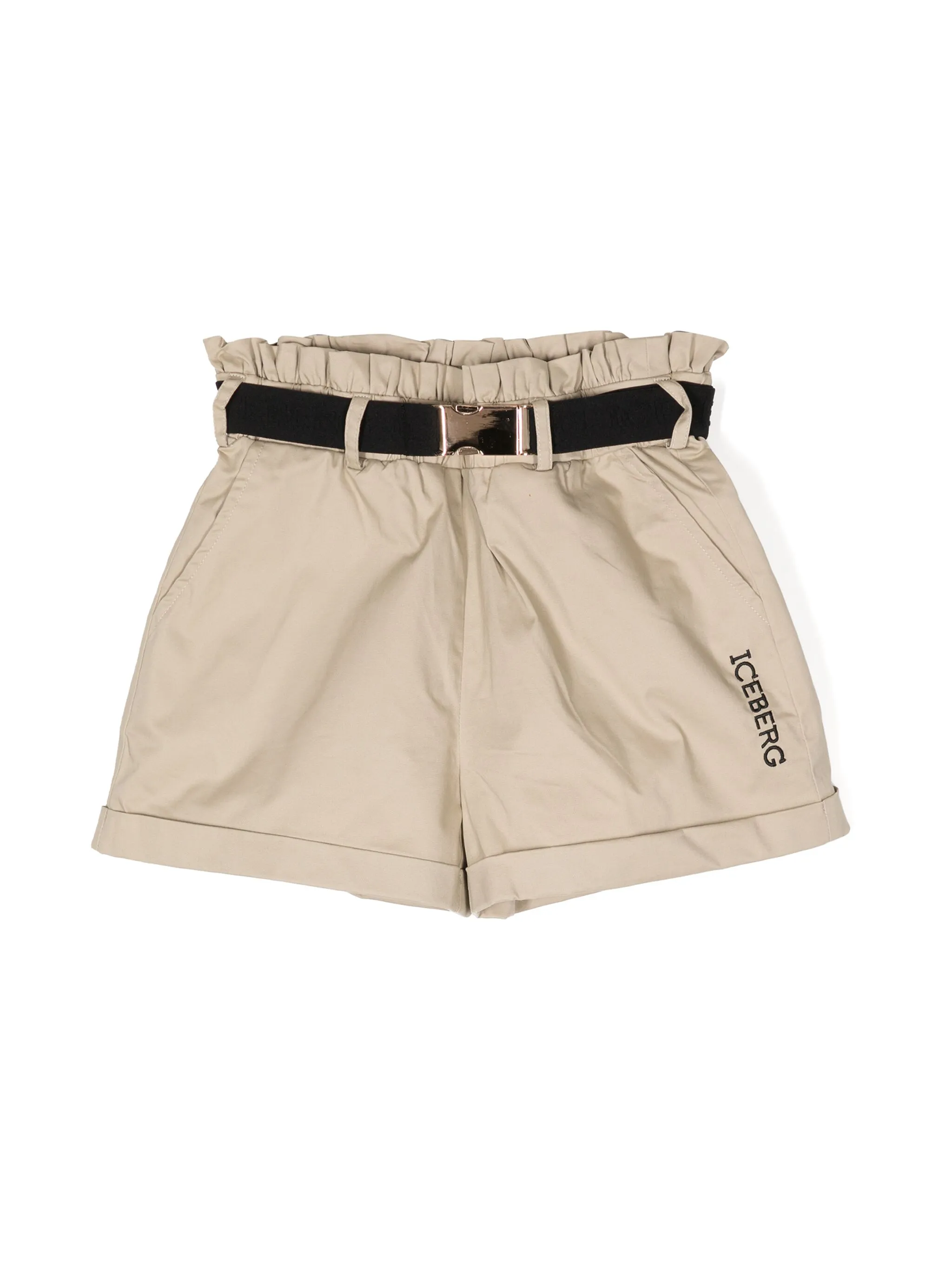 

Шорты с логотипом Iceberg Kids, коричневый