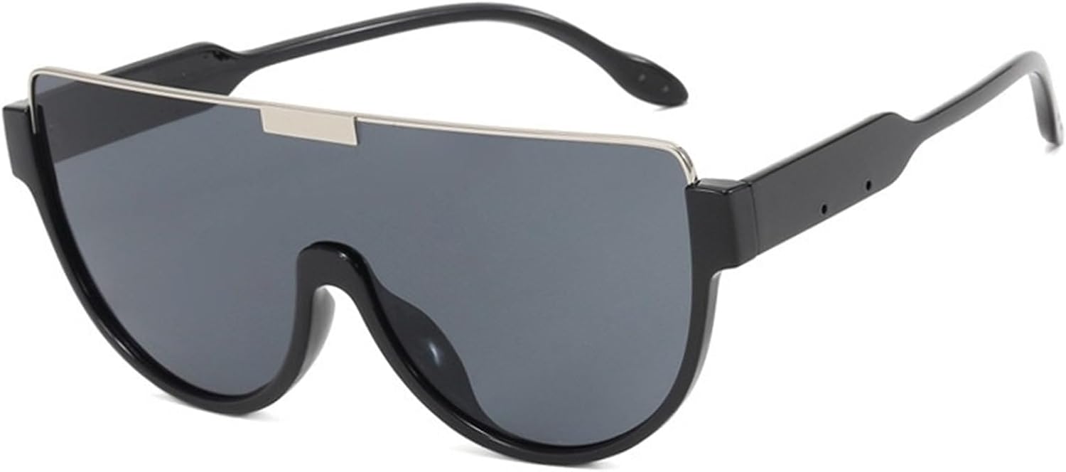 

Модные солнцезащитные очки в крупной оправе для мужчин и женщин, для активного отдыха, отпуска, спорта, вождения, вождения, поездок на работу generic, Black Frame Teal Lenses