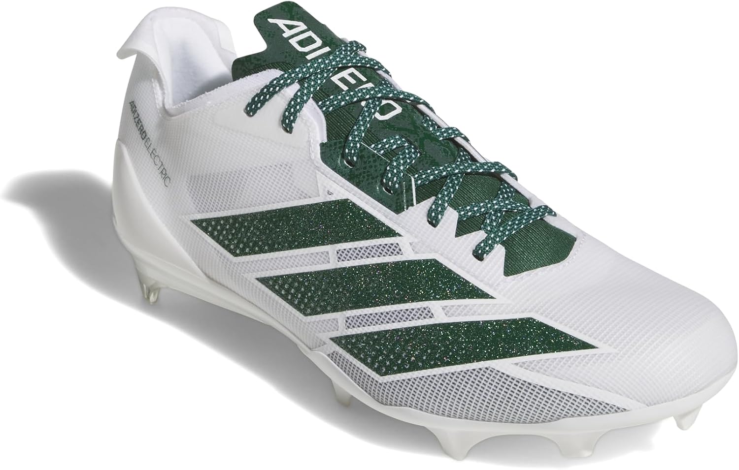 Мужские кроссовки Adidas Adizero Electric, белый/зеленый/темно-зеленый — фото 4