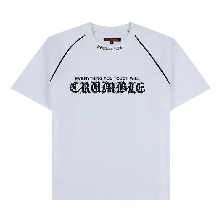

Футболка Pleasures Crumble Heavyweight Raglan Tee, White