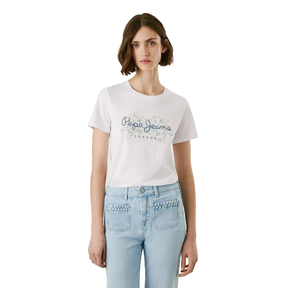 

Футболка с коротким рукавом Pepe Jeans Bero, белый