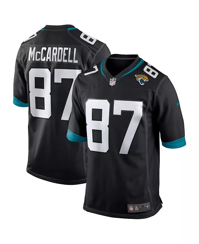 

Мужская черная футболка Jacksonville Jaguars с именем игрока Keenan McCardell, вышедшего из игры Nike