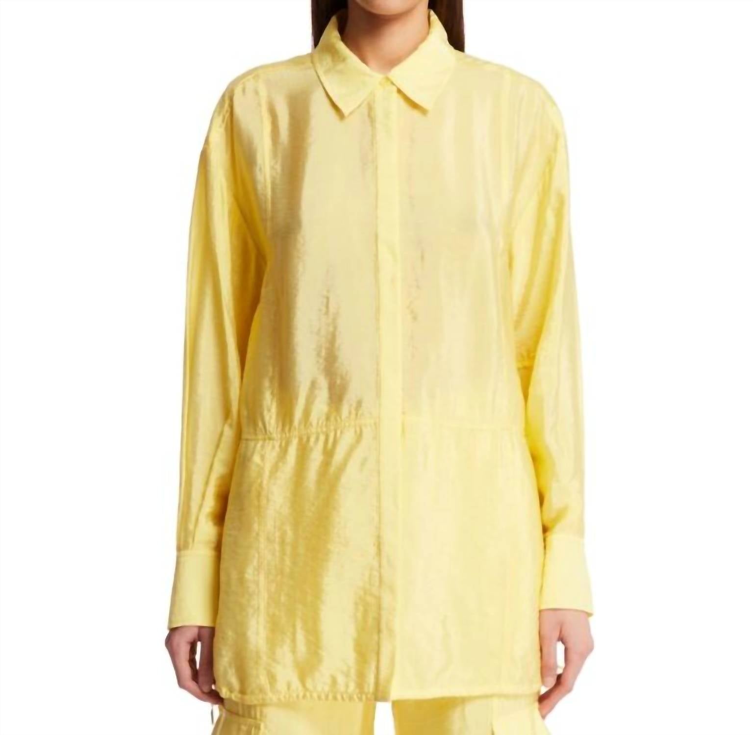 

Рубашка Laylah в желтом цвете SIMKHAI