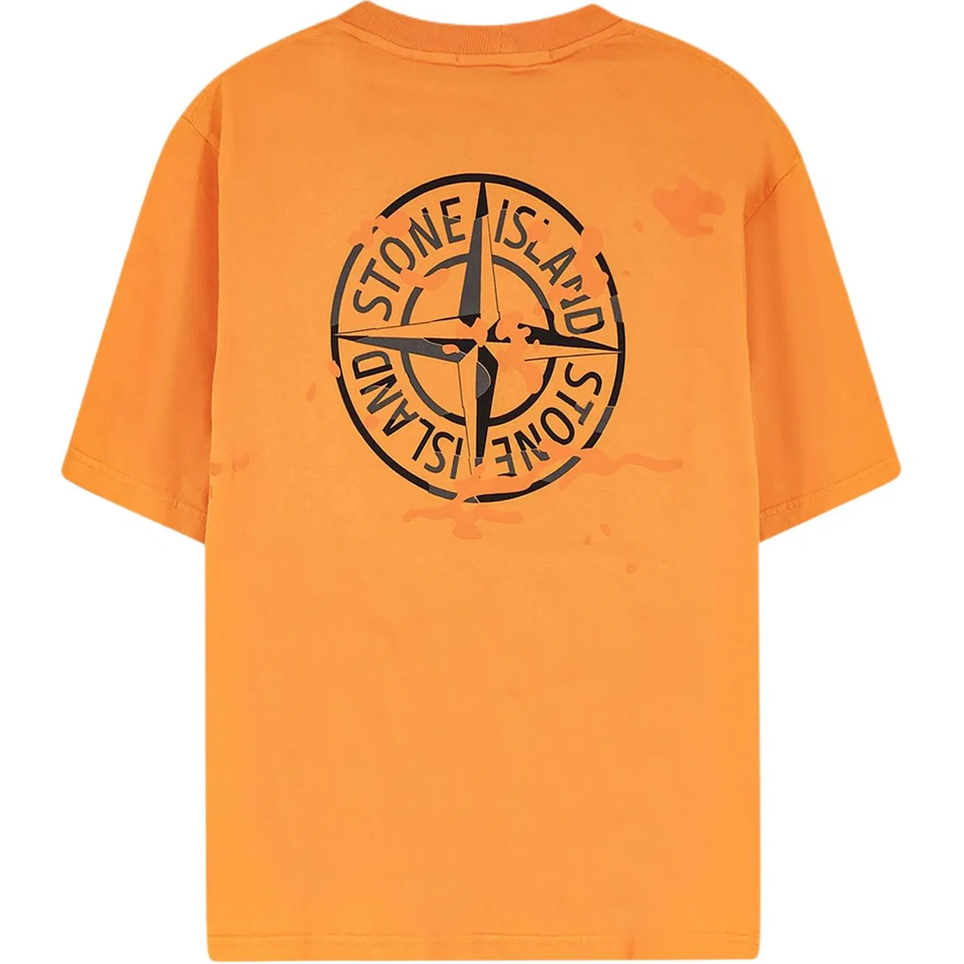 Футболка мужская оранжевая crew neck STONE ISLAND, Orange — фото 3