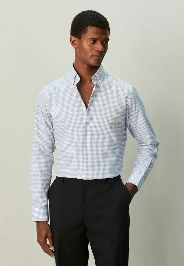 Роскошная рубашка с длинными рукавами Next, Grey Gingham