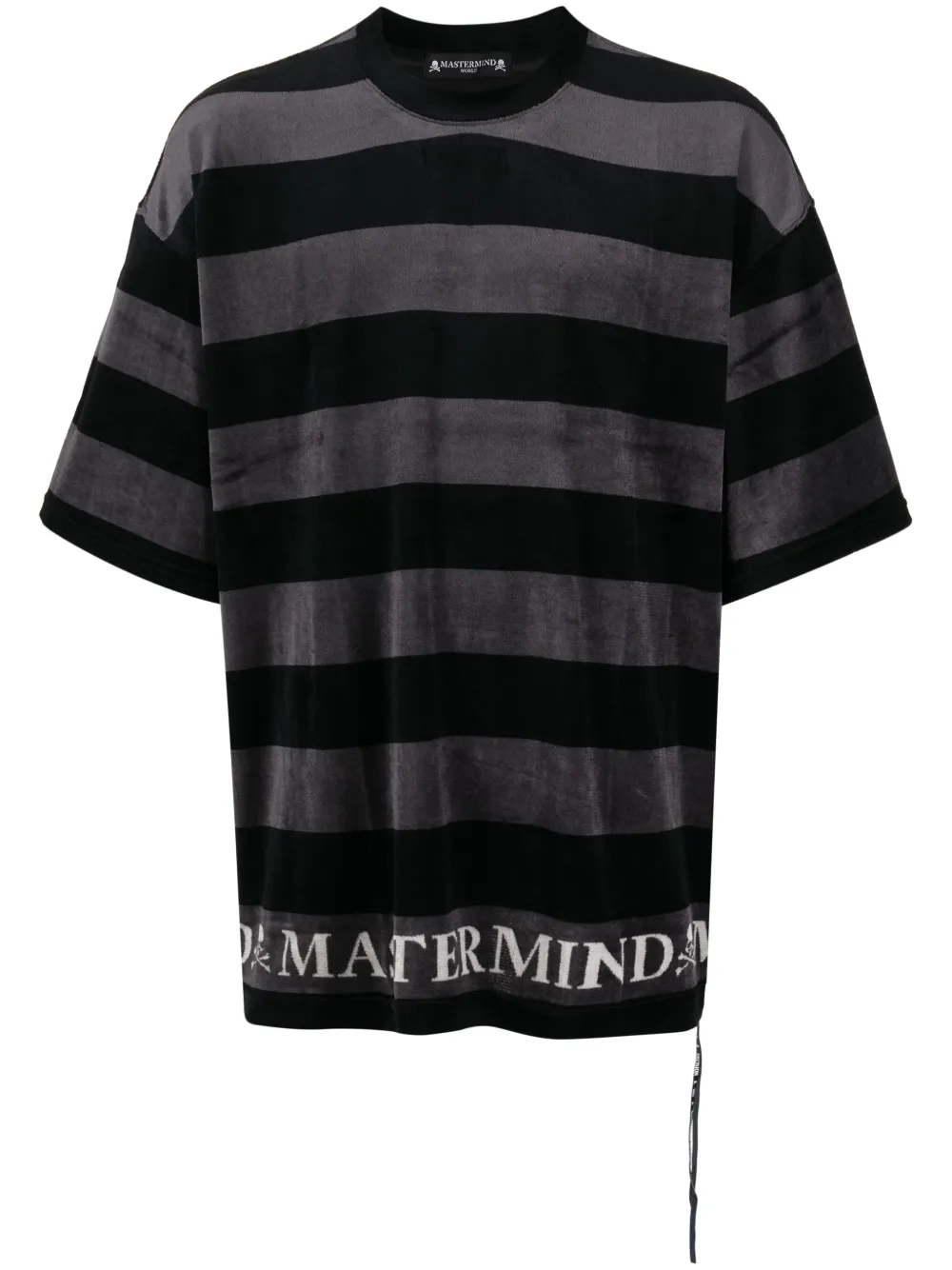 

Махровая футболка с логотипом Mastermind World, черный