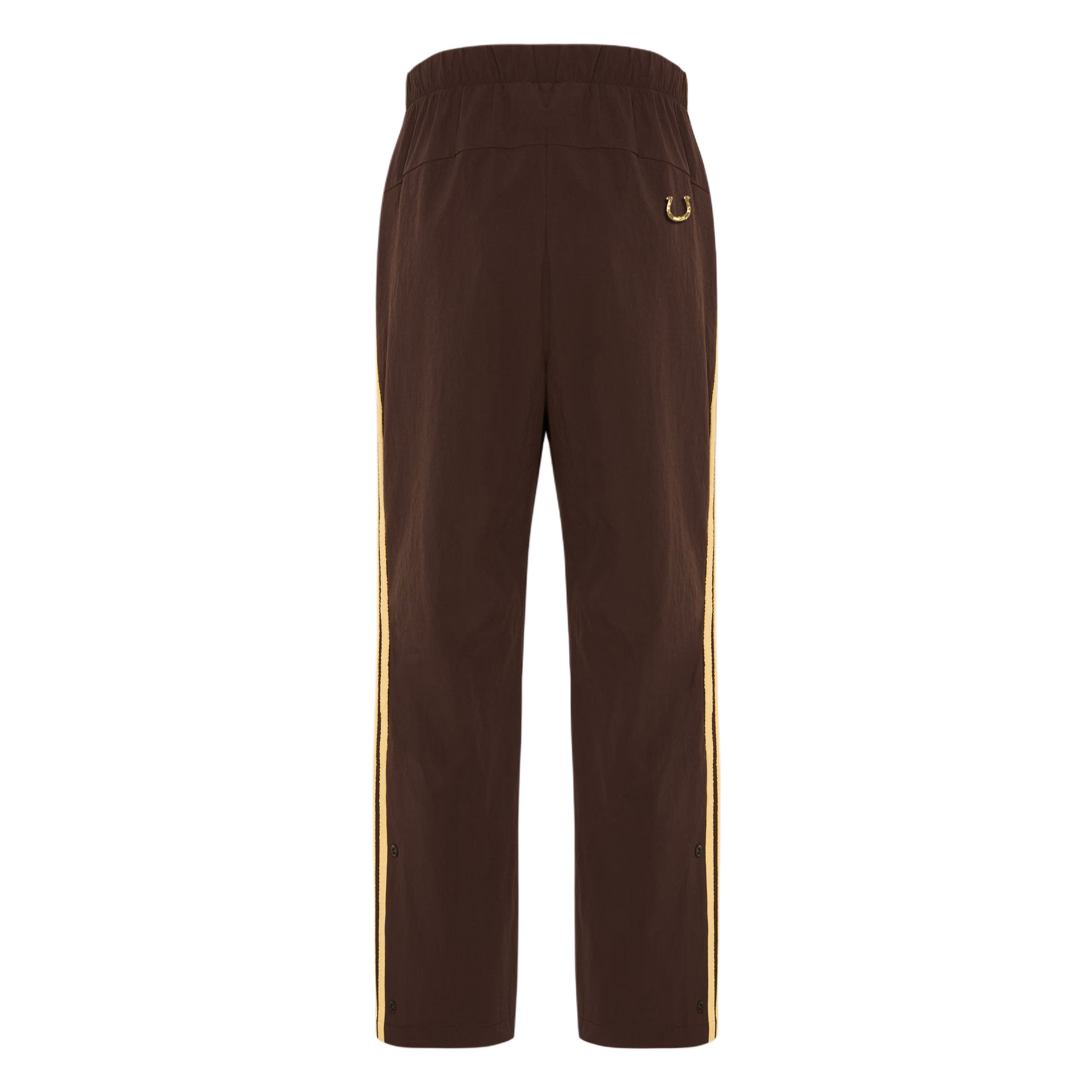 FW25 WOVEN TRACKSUIT BOTTOMS Мужские повседневные брюки Adidas, aurora коричневый/желтый — фото 3