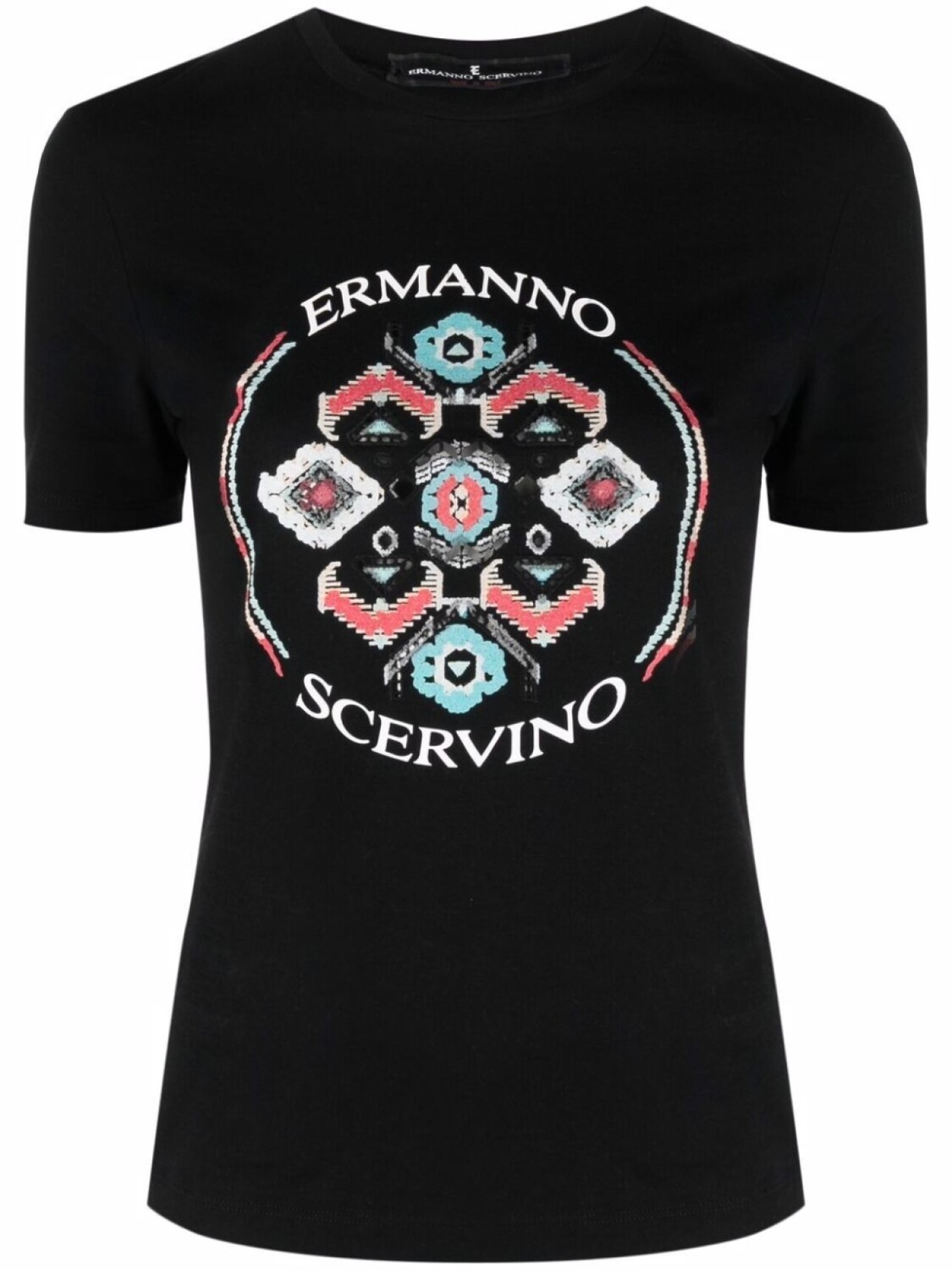 

Ermanno Scervino футболка с логотипом, черный