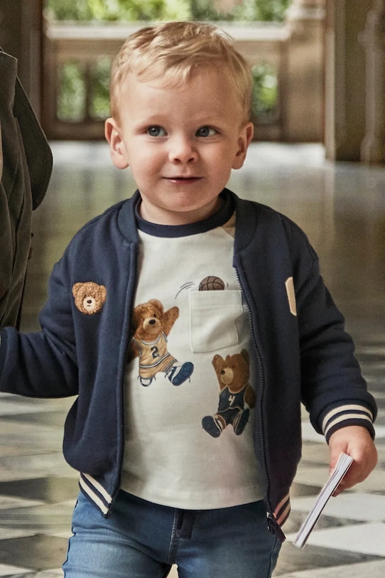 

Детская хлопковая водолазка Mayoral, бежевый