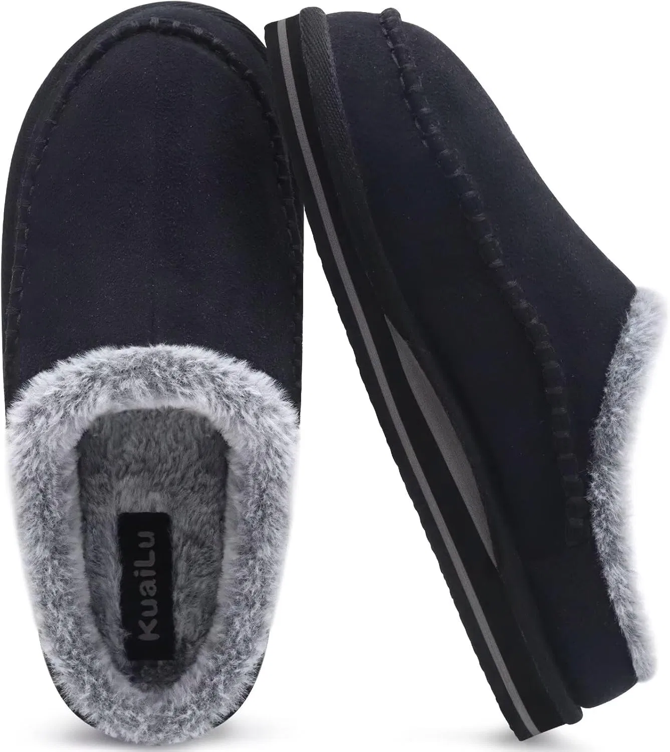 Тапочки с поддержкой стопы, KuaiLu, Black